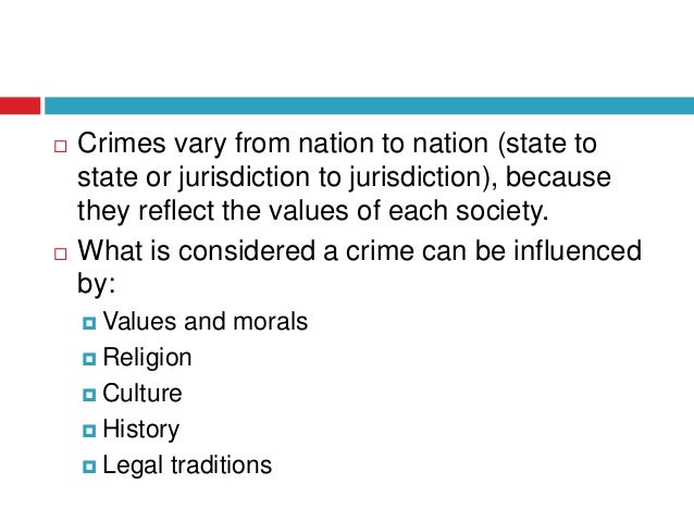 What is crime?